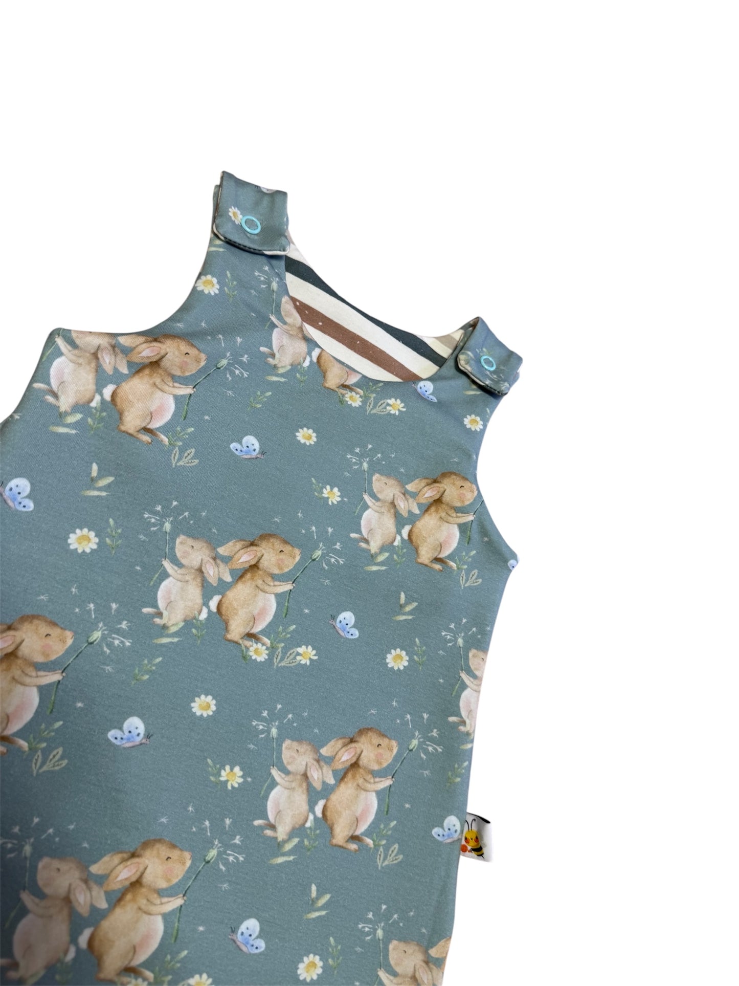 Harem Romper - Hasen & Blumen