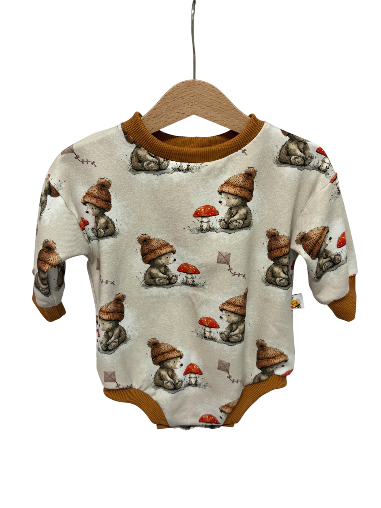 Sweater Romper Bär & Pilz