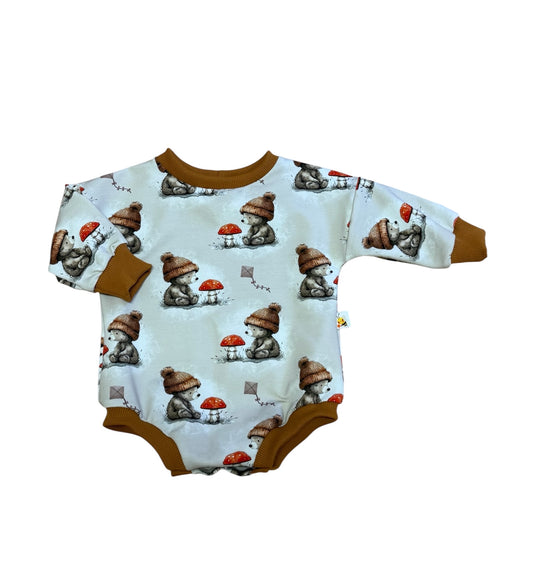 Sweater Romper Bär & Pilz