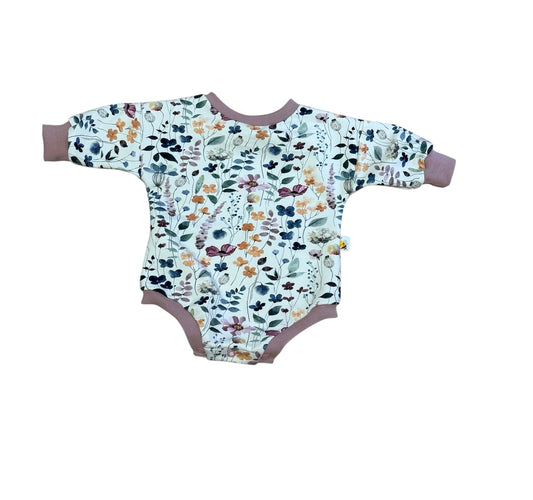 Sweater Romper - Blumen