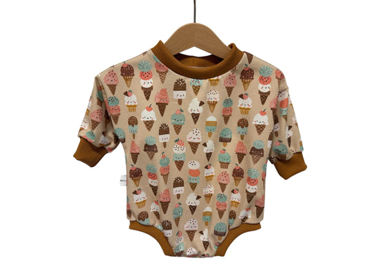 Sweater Romper - Eis