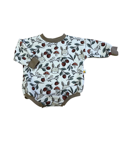 Sweater Romper - Hasen & Beeren